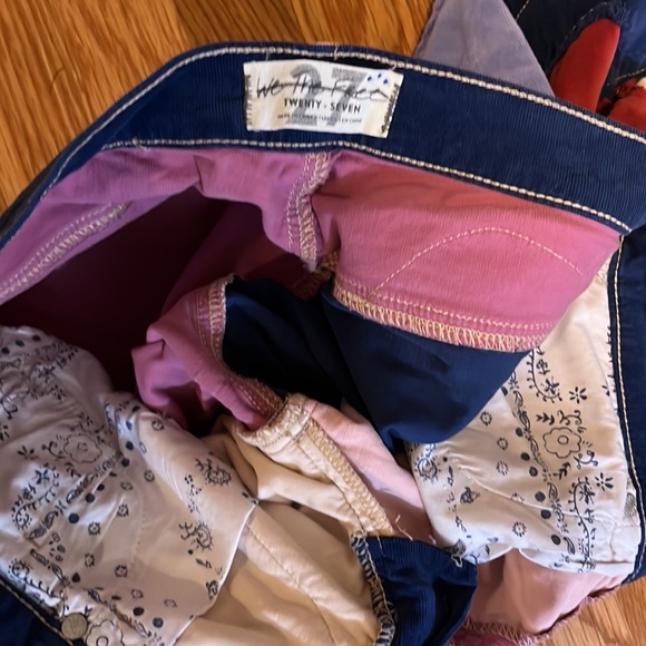 Free People Supernova Cord Jeans 27 Wide Leg NWT - Picture 10 of 14